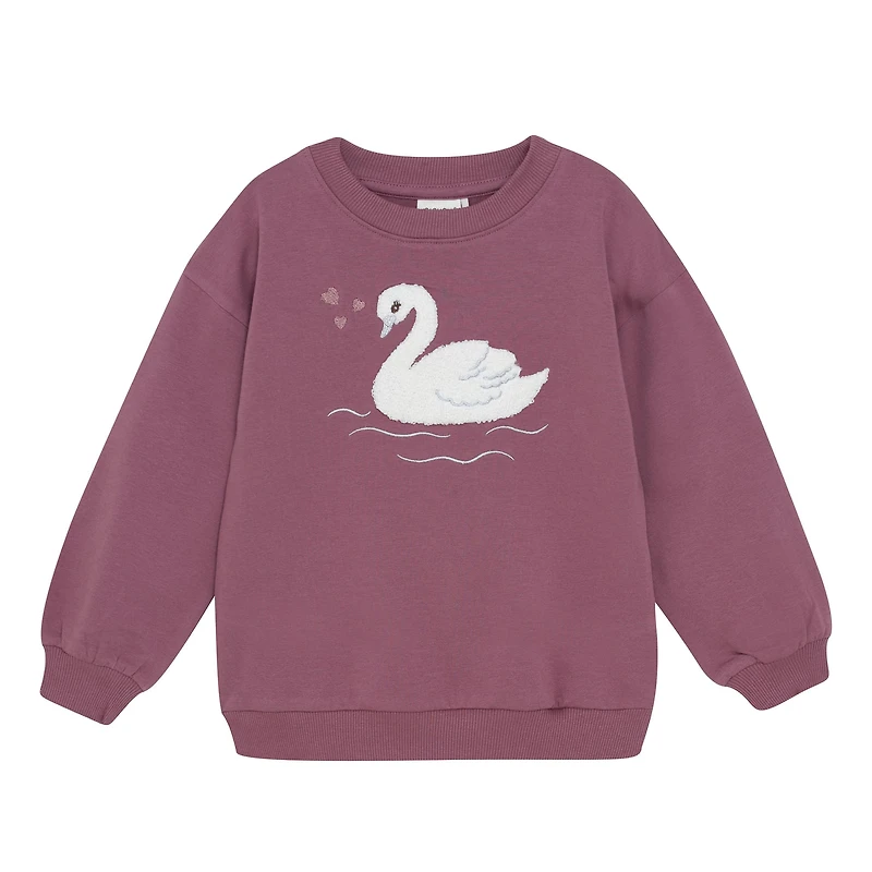 Swan Sweatshirt 3-8