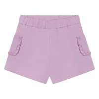 Solid Frill Sweat Shorts 3-8