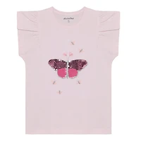T-shirt Papillon Brillant 3-8ans