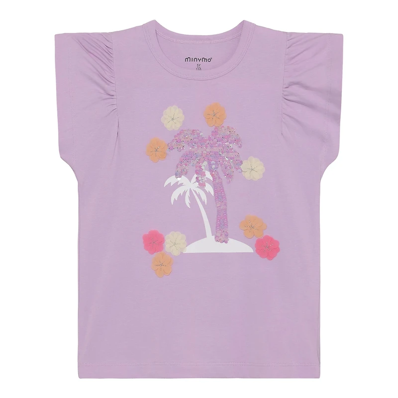 T-shirt Parlmier Brillant 3-8ans