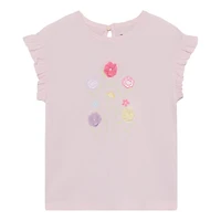 Flower Frill T-shirt 3-8