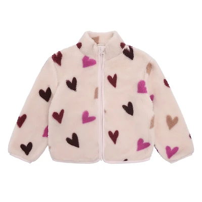 Veste Sherpa Teddy Coeur 3-12