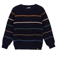 Pull Tricot Rayé 3-8ans
