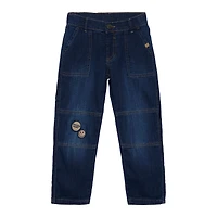 Jeans Denim Patch 3-8ans