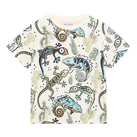 Lizzard Print T-shirt 2-10y