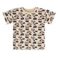 T-shirt Imprimé Construction 3-8ans