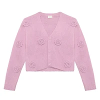 Flower Knit Cardigan 4-14
