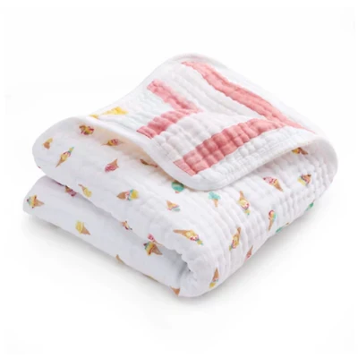 Cotton Muslin Dream Blanket - Ice cream