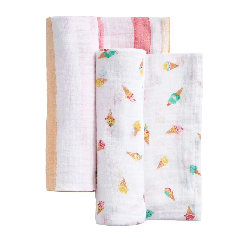 Couverture Mousseline (2) - Crème Glacé