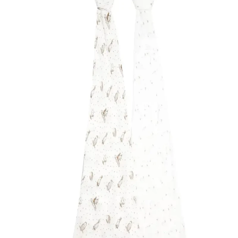 Lot de 2 Couvertures en mousseline de coton Silky Soft Essentials - Nature apaisante