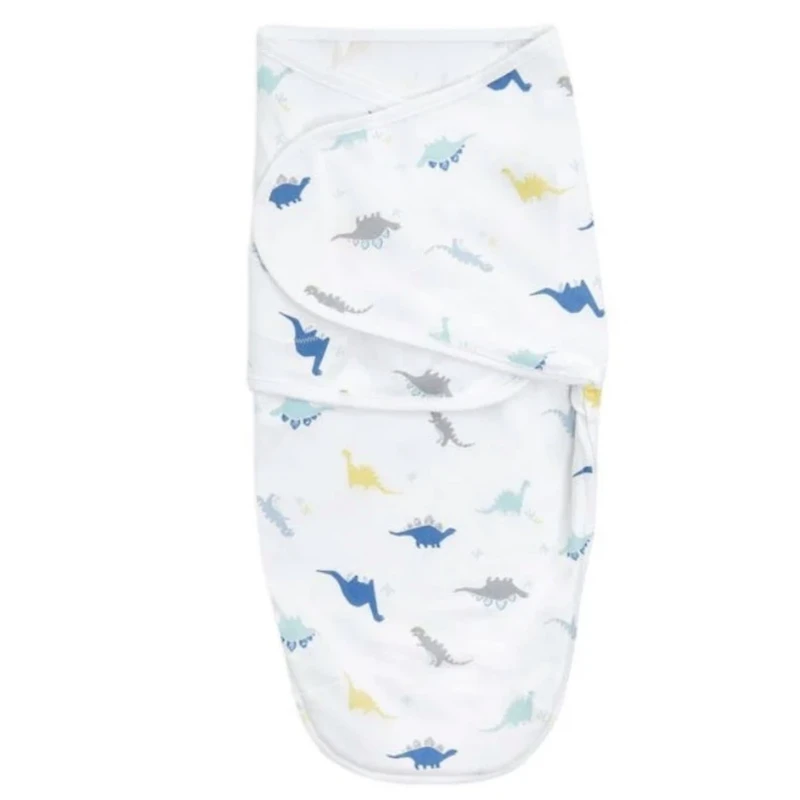 Minky Easy Swaddle Wrap (3) - Dino
