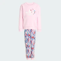 Pink Crew Set 4-7y