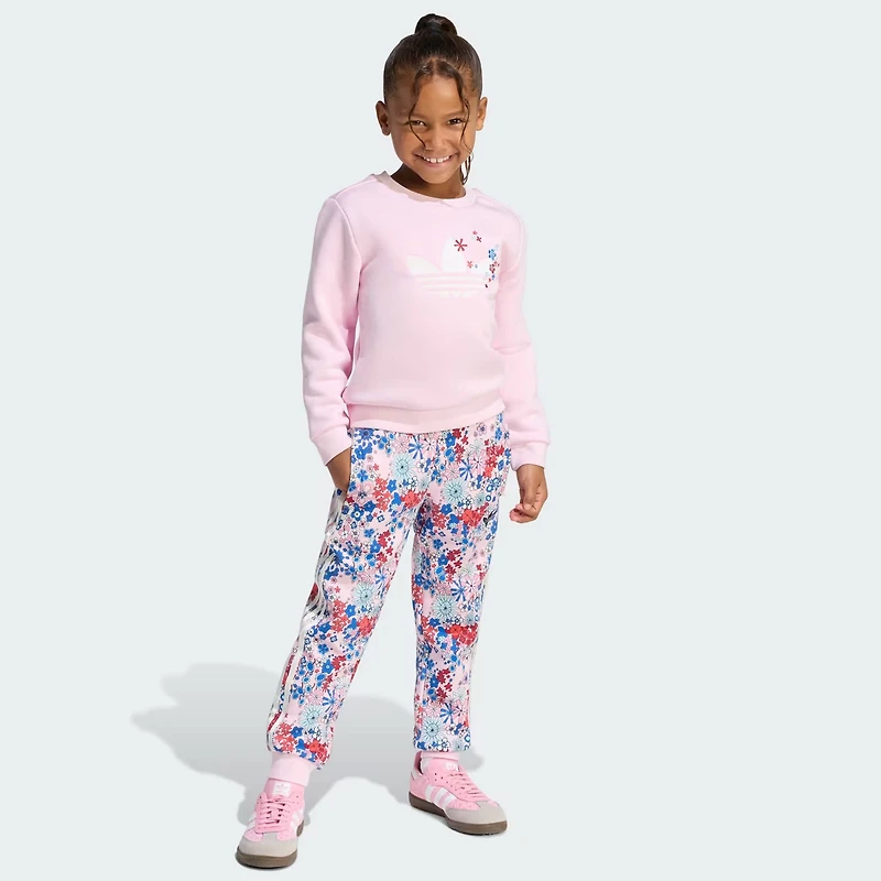 Pink Crew Set 4-7y