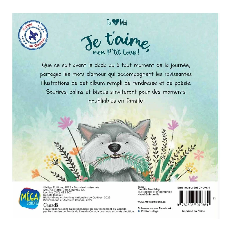 Je T'Aime Mon P'Tit Loup !