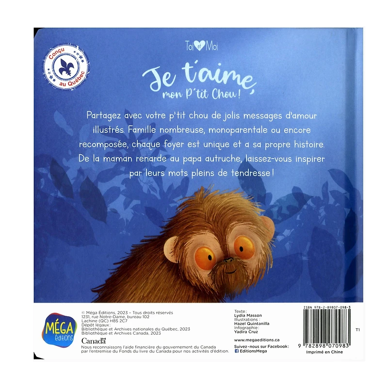 Je T'Aime Mon P'Tit Chou !