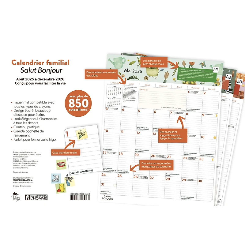 Calendrier Familial 2025-2026