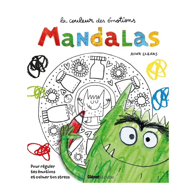 La couleur des émotions : Mandalas Monstres