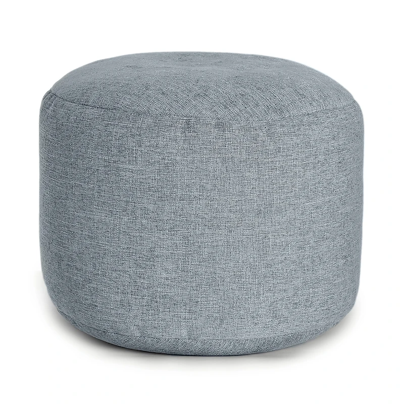 Pouf Repose Pieds - Gris Ciel