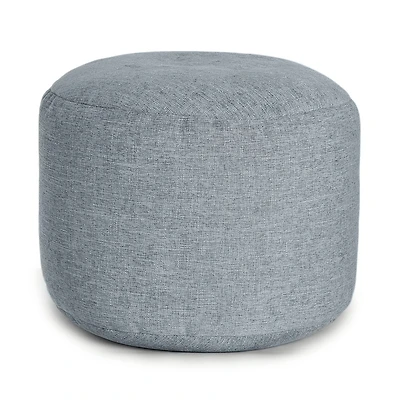 Pouf Repose Pieds - Gris Ciel