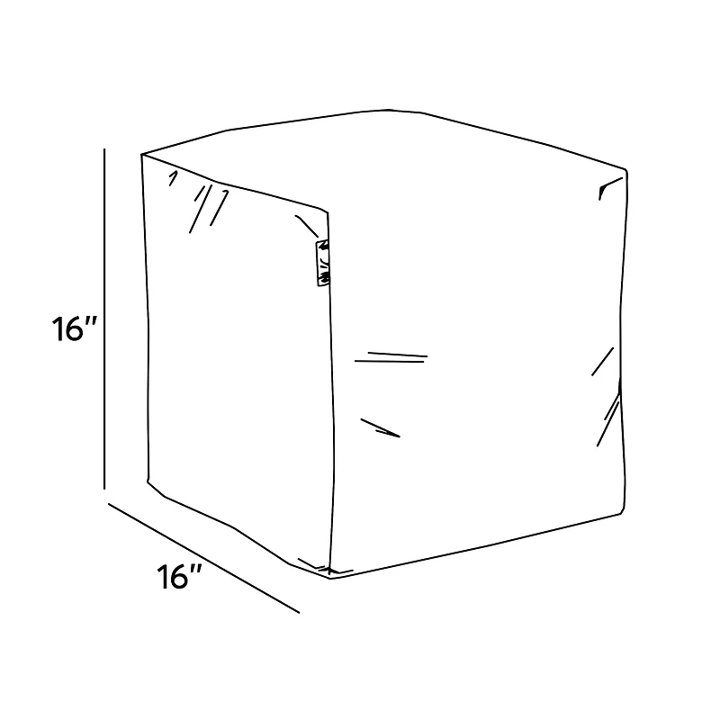 Square Ottoman and Footrest