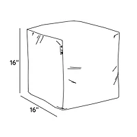 Square Ottoman and Footrest