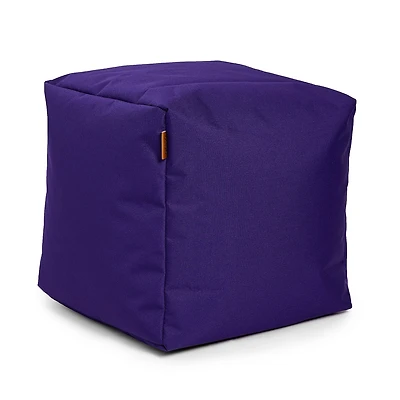 Square Ottoman and Footrest - Purple Violette