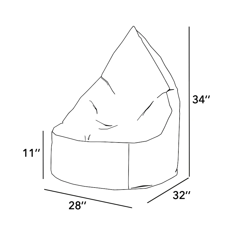 Bean Bag Ergo Junior Paloma - Vert Sauge