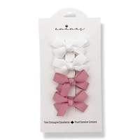Mini Bows Clips (4