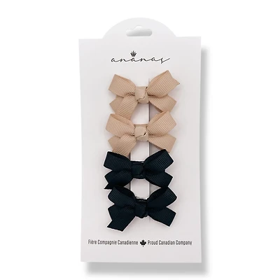 Mini Bows Clips (4)