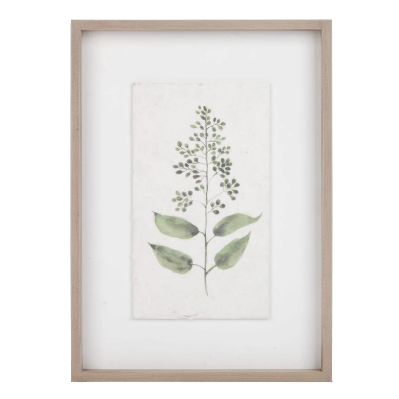 Flower Foliage Pattern Frame