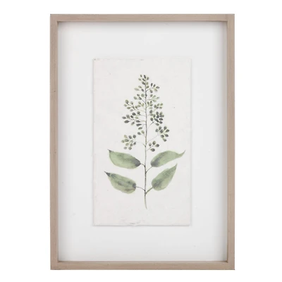 Flower Foliage Pattern Frame