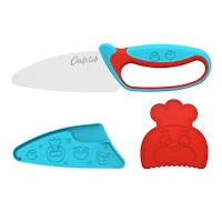 Couteau De Chef - Bleu/Rouge