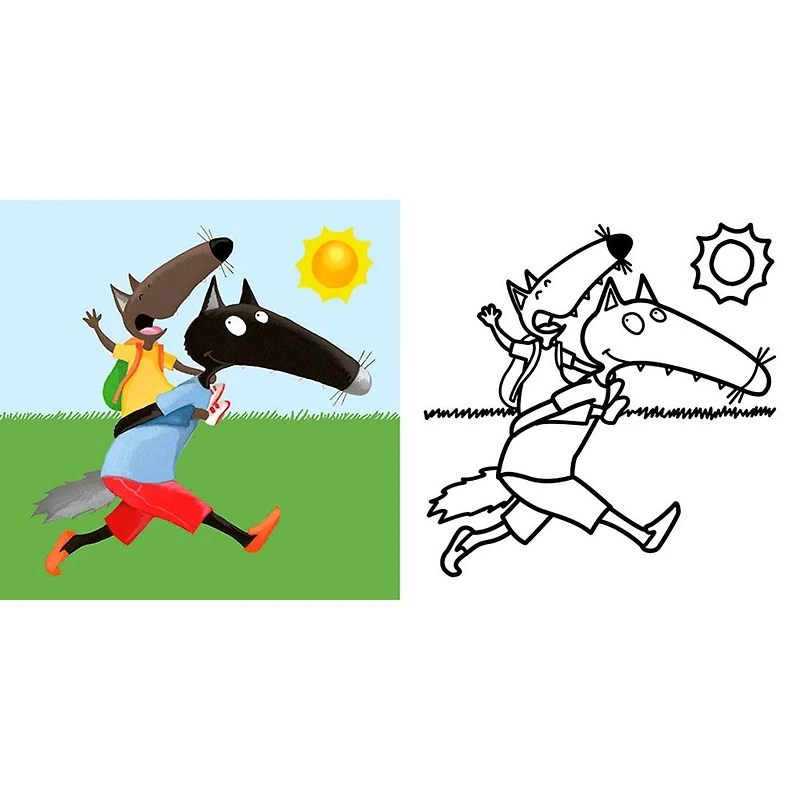 Mes Premiers Coloriages P'tit Loup - Les Vacances