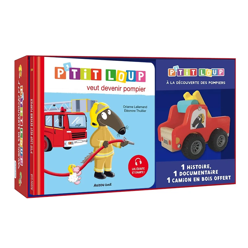 P'tit Loup - Mon Coffret Pompier