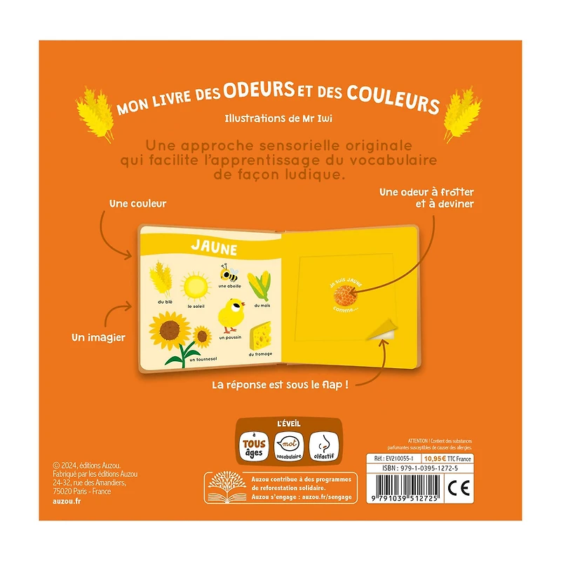 Mon Livre Des Odeurs : La Ferme