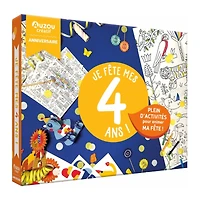 Mon Coffret D'anniversaire - Je Fête Mes 4 Ans !