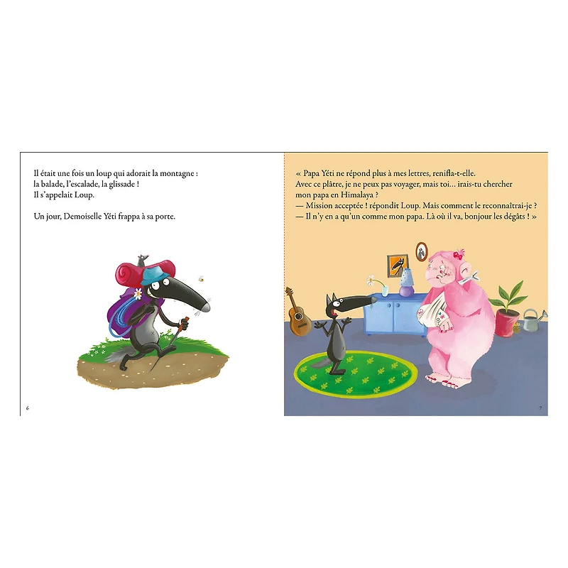 Mes Fabuleuses Aventures de Loup avec Peluche
