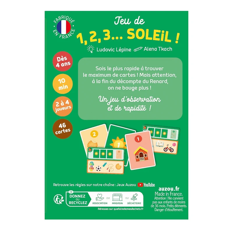 Jeu 1,2,3 Soleil!