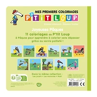 Mes Premier Coloriages Ptit Loup - Joyeuses Pâques!