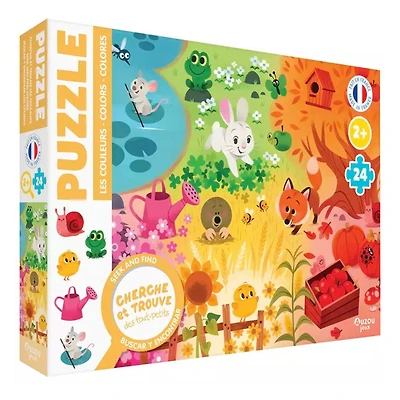 Puzzle Seek & Find Colors 24Pieces