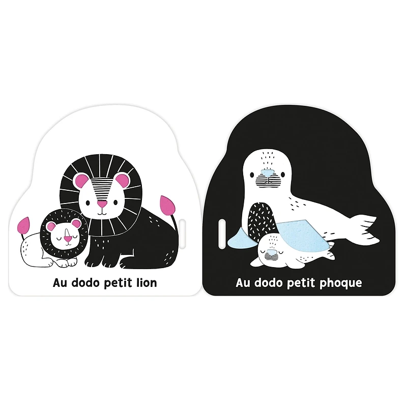 Mon Premier Livre Poussette en Noir et Blanc - Au Dodo