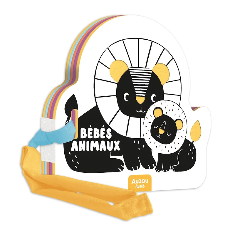 Mon Premier Livre Poussette en Noir et Blanc