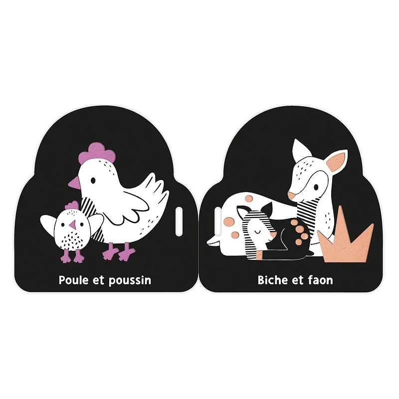 Mon Premier Livre Poussette en Noir et Blanc