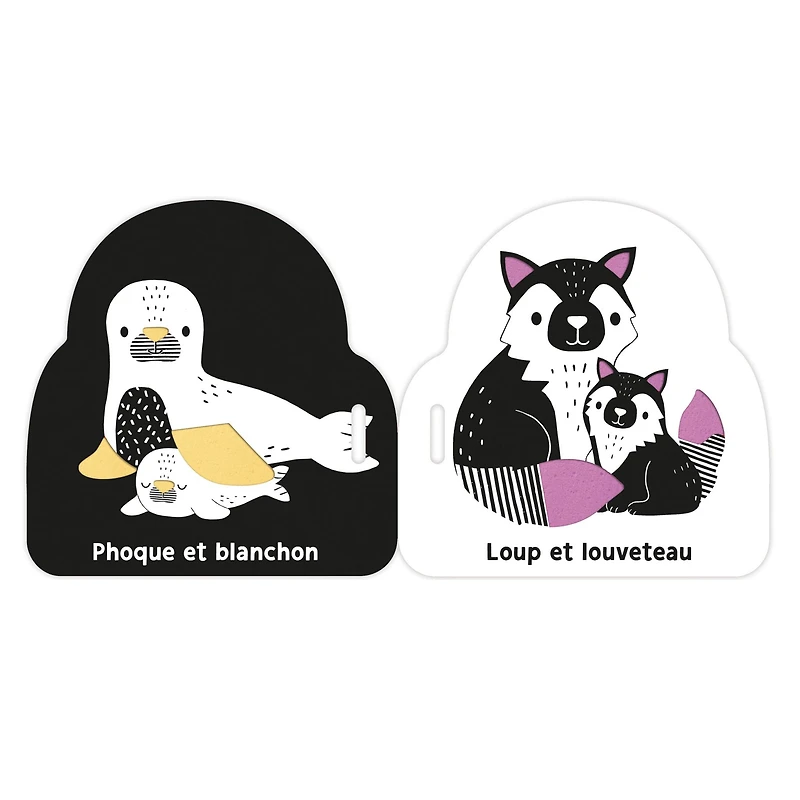 Mon Premier Livre Poussette en Noir et Blanc