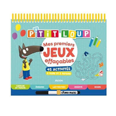 P'tit Loup : Mes premiers jeux effaçables