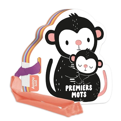 Mon Premier Livre Poussette En Noir et Blanc- Premiers Mots