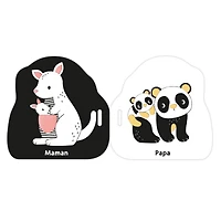 Mon Premier Livre Poussette En Noir et Blanc- Premiers Mots