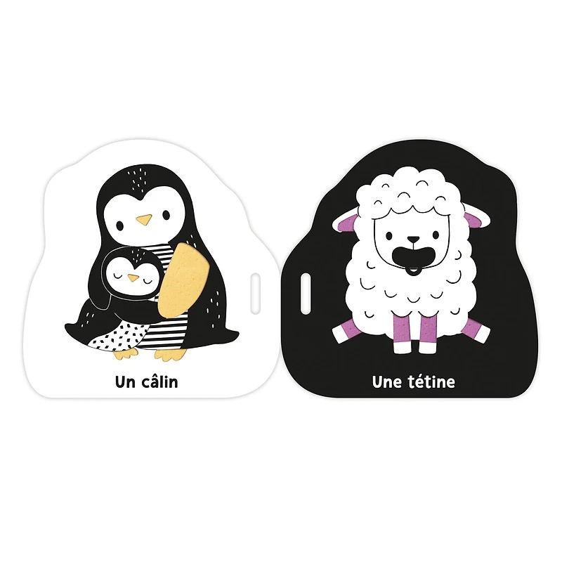 Mon Premier Livre Poussette En Noir et Blanc- Premiers Mots