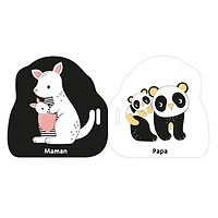 Mon Premier Livre Poussette En Noir et Blanc- Premiers Mots