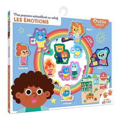 Mes premiers autocollants en relief - Les Émotions